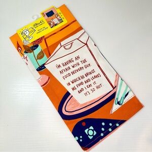 Blue Q Affair With Food Delivery Kitchen Towel